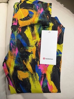 lululemon athletica Multicolor Abstract Leggings
